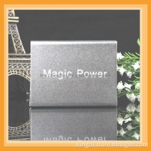 External battery power bank with one led flashlight